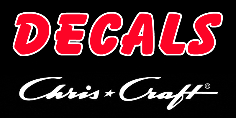 Chris Craft decals