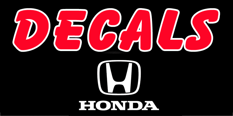 Honda Decals