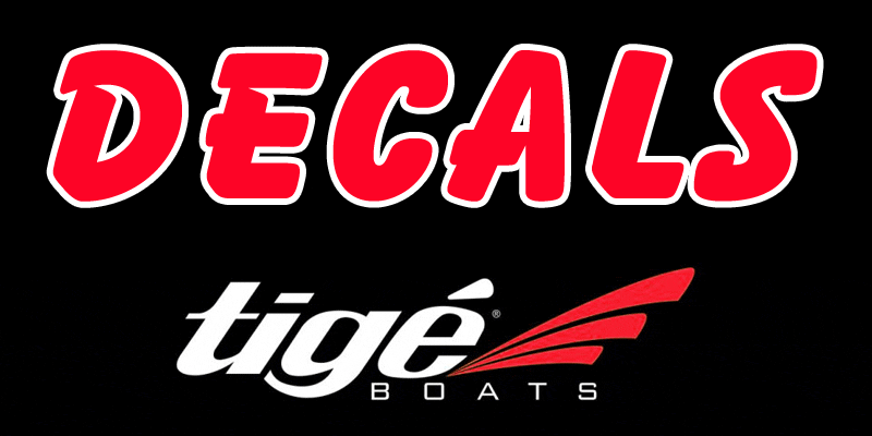 Tige boat decals