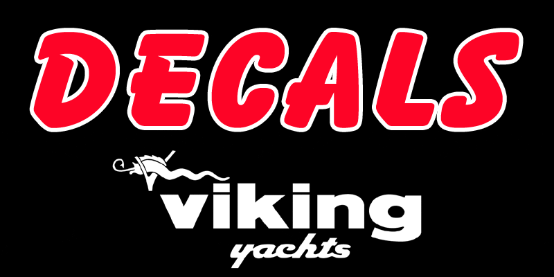 Viking Yachts decals
