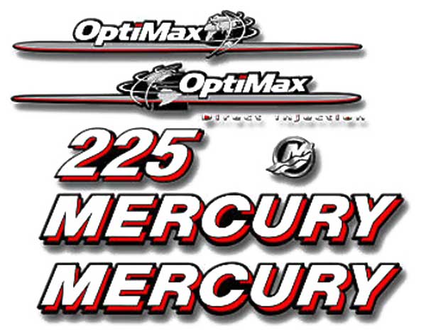 Mercury OptiMax 225 decals