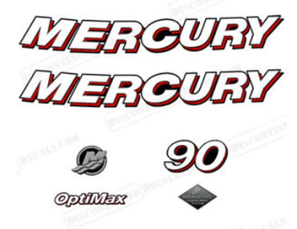 Mercury OptiMax 90 decals