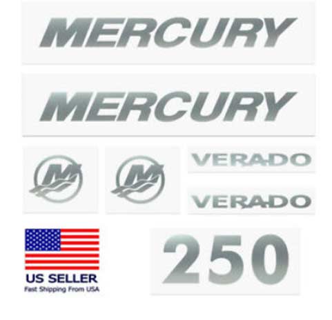 Mercury Verado 250 decals