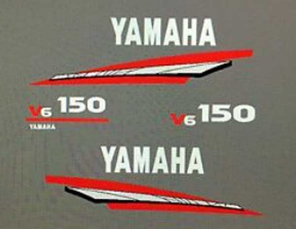 Yamaha 150 outboard decals