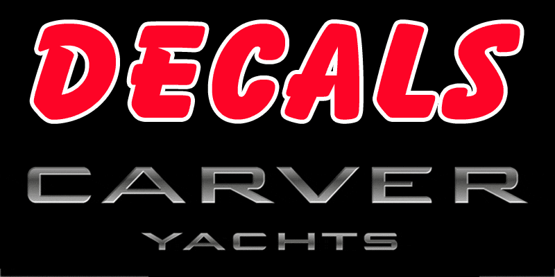 Carver Yachts decals