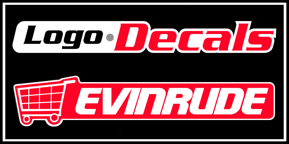 Evinrude Logo Decals - Logo Stickers