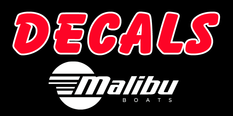 Malibu boat decals