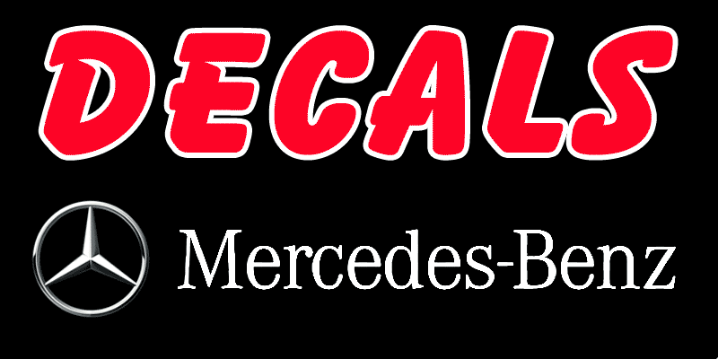 Mercedes Decals