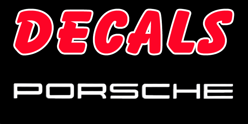 Porsche Decals