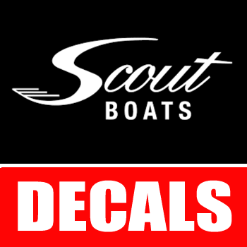 Scout boat decals