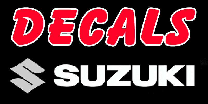 Suzuki Outboard Decals