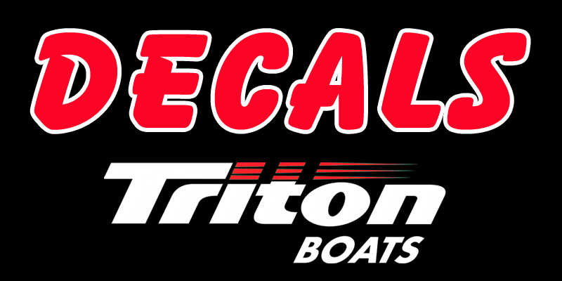 Triton boat decals