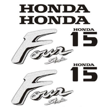 Honda outboard 15 decals
