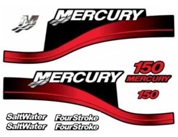 Mercury 150 decals