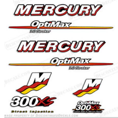 Mercury 300 XS decals