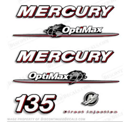Mercury OptiMax 135 decals