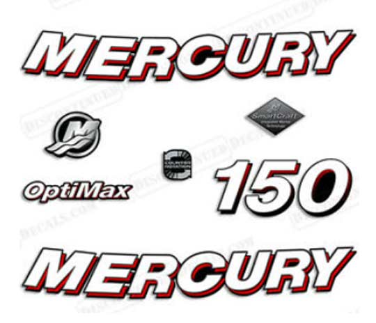 Mercury OptiMax 150 decals