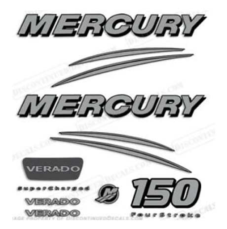 Mercury Verado 150 decals