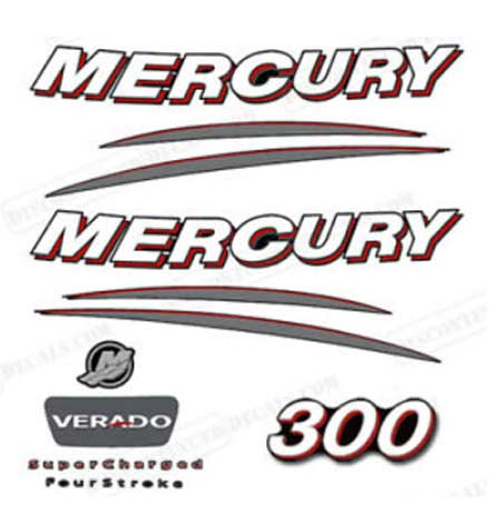 Mercury Verado 300 decals