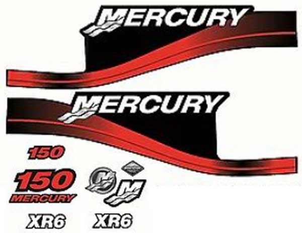 Mercury xr6 150 decals