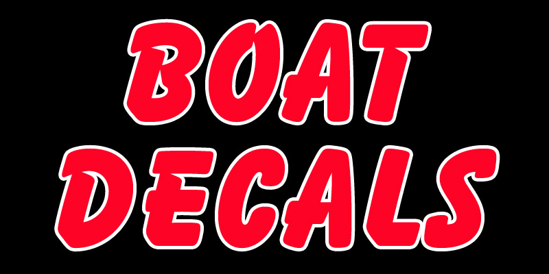 Replacement Boat Decals