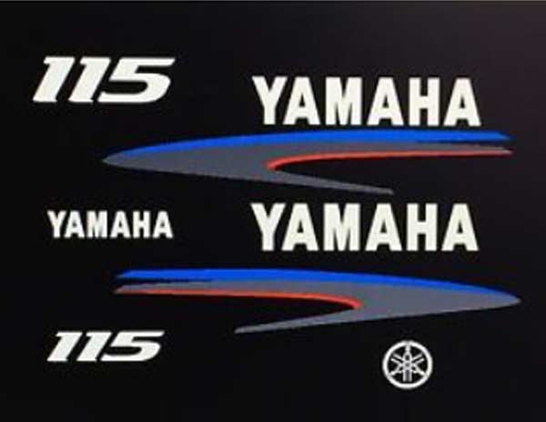 Yamaha 115 outboard decals
