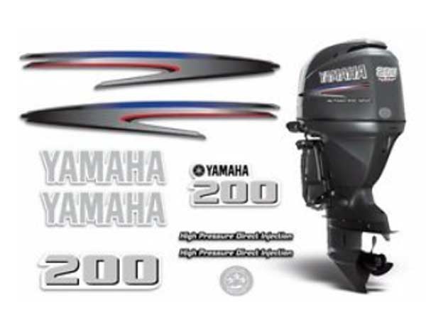 Yamaha outboard 200 HPDI decals