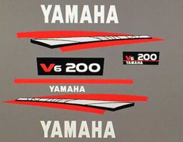 Yamaha 150 outboard decals