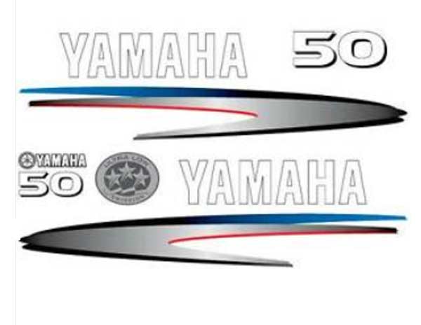 Yamaha 50 outboard decals
