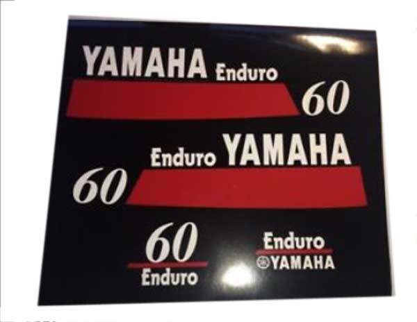 Yamaha Enduro decals