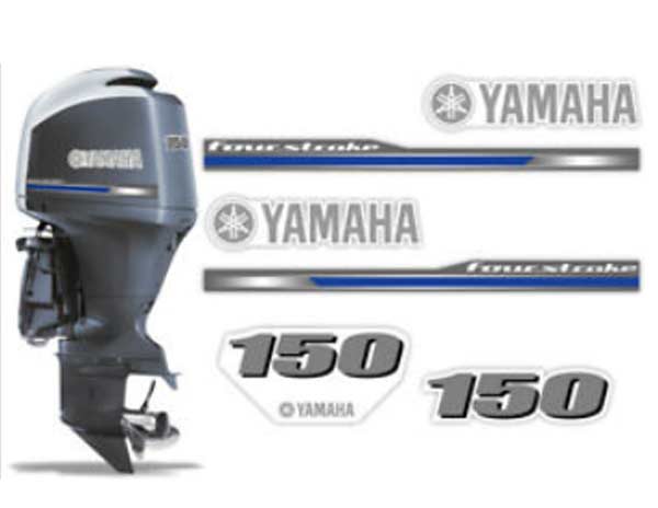 Yamaha F150 outboard decals