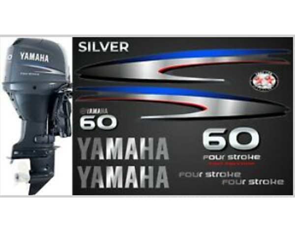 Yamaha F60 outboard decals